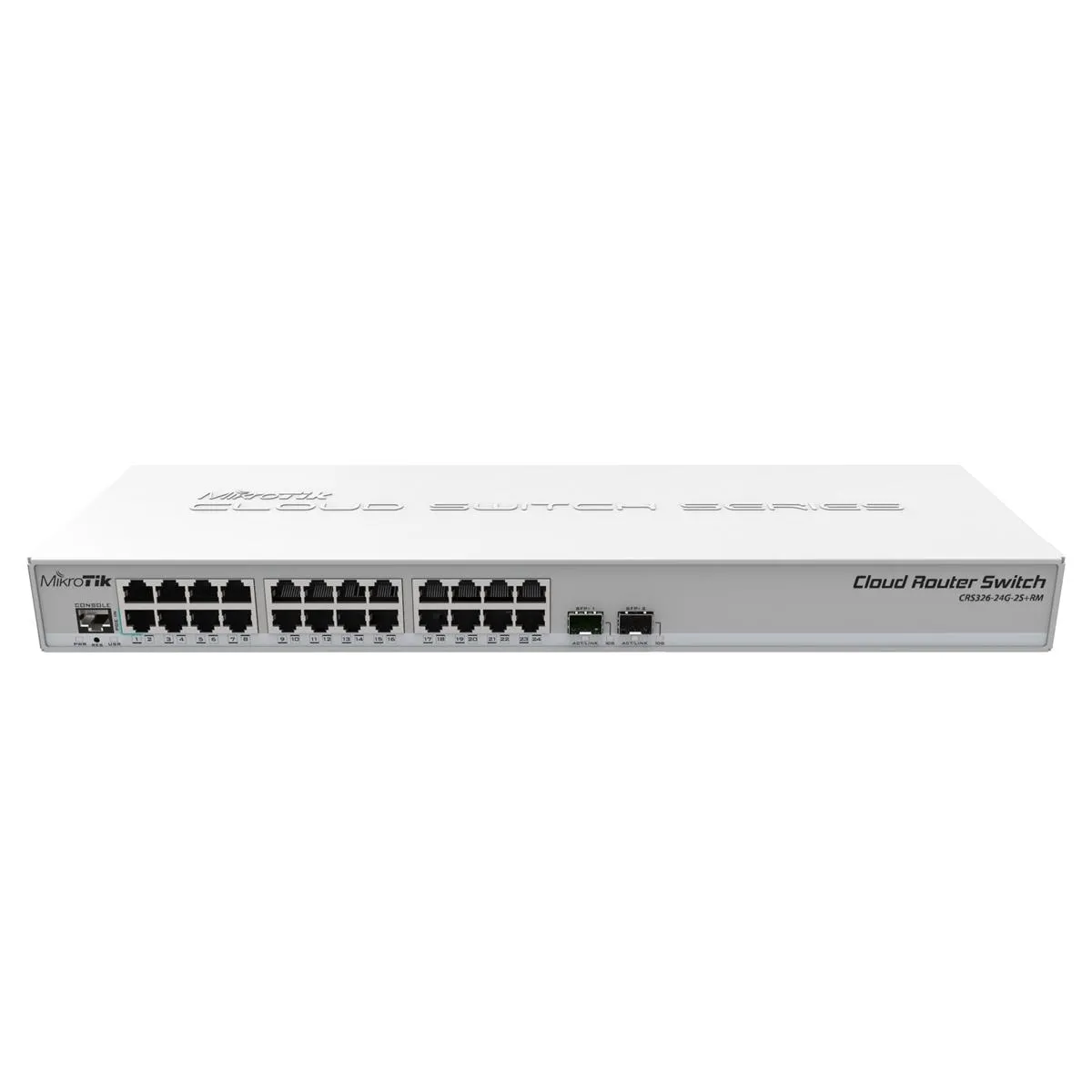 Комутатор MikroTik CRS326-24G-2S+RM - мініатюра 4