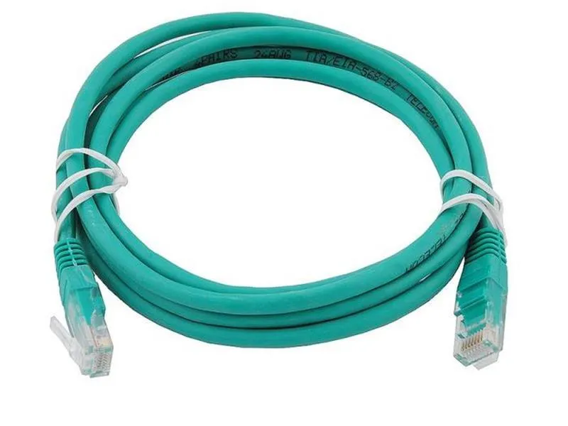 Патч-корд UTP Atcom RJ45, Cat.6, мідь, 2 м, зелений - мініатюра 2