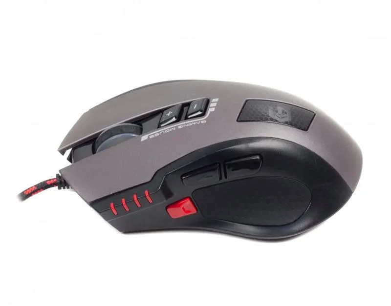 Миша Gembird MUSG-004 Black, Grey USB - мініатюра 2