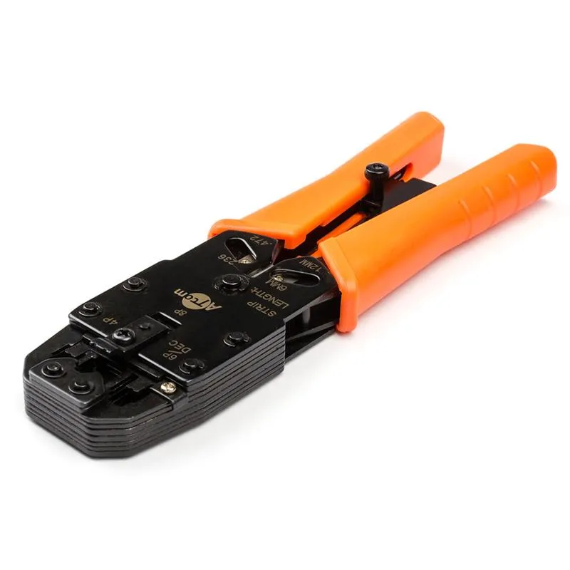 Інструмент для обжиму RJ-45/RJ11 Atcom 2008R, блістер (проф. лінійка) - зображення 1