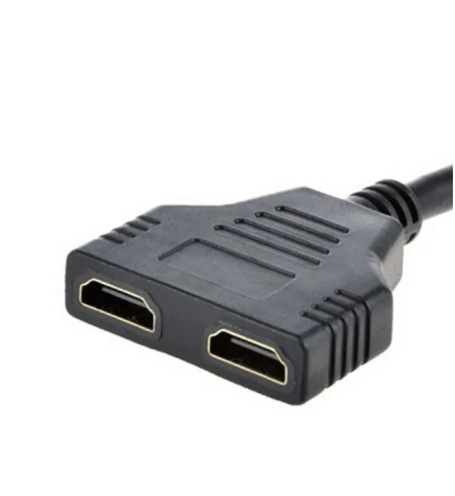 Кабель-розгалужувач Cablexpert HDMI - 2хHDMI (M/F), 0.3 м, Black (DSP-2PH4-04) - мініатюра 2