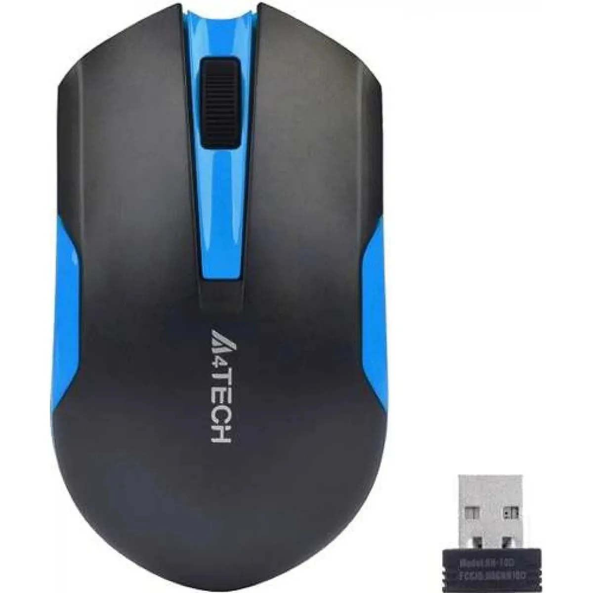 Миша бездротова A4Tech G3-200N Black/Blue USB V-Track - зображення 1