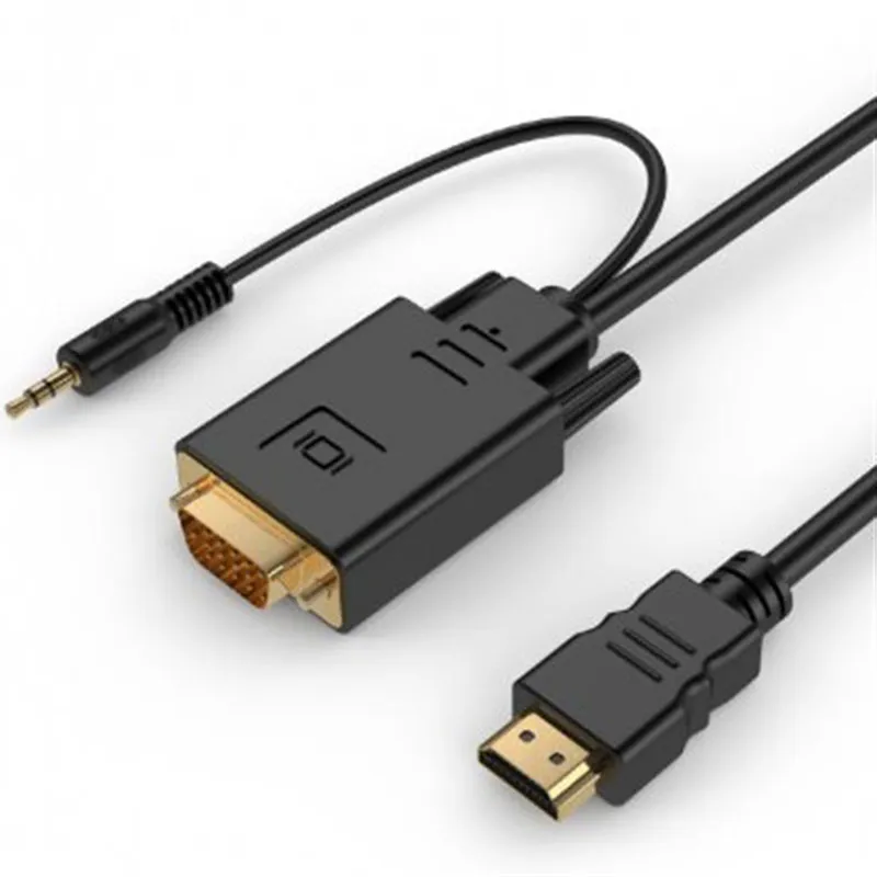 Кабель Cablexpert HDMI - VGA+3.5 мм V 1.4 (M/M), 1.8 м, чорний (A-HDMI-VGA-03-6) пакет - мініатюра 5