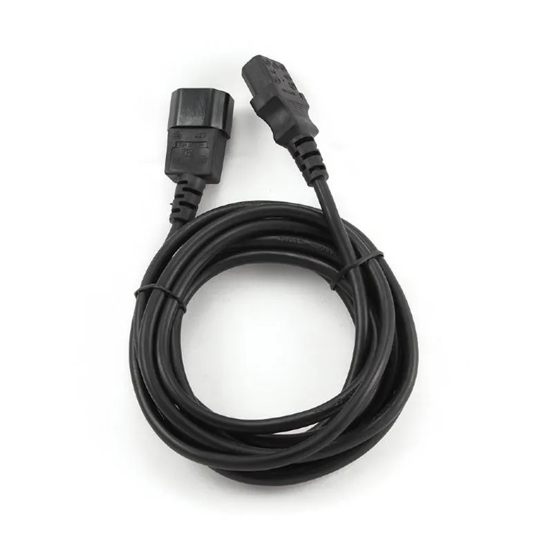 Кабель силовий Cablexpert PC-189-VDE-5M (С13-С14), VDE, чорний, 5м - мініатюра 2