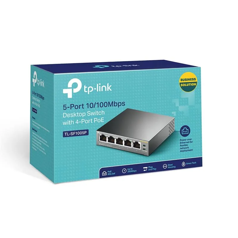 Комутатор TP-Link TL-SF1005P - мініатюра 4