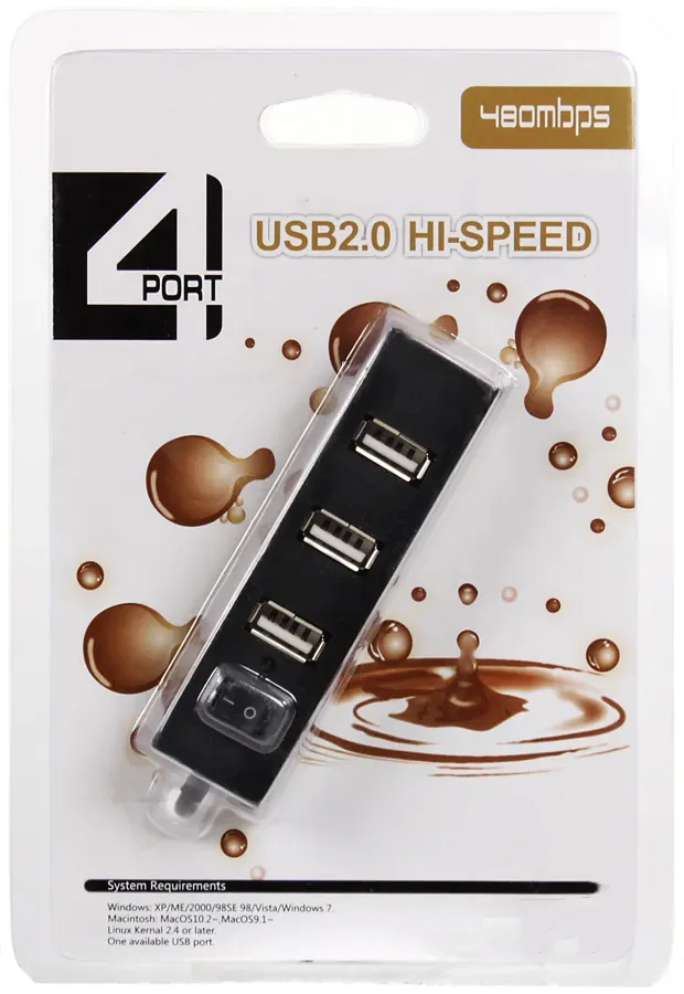 USB-хаб Atcom TD1004 4 ports (9579) - зображення 1