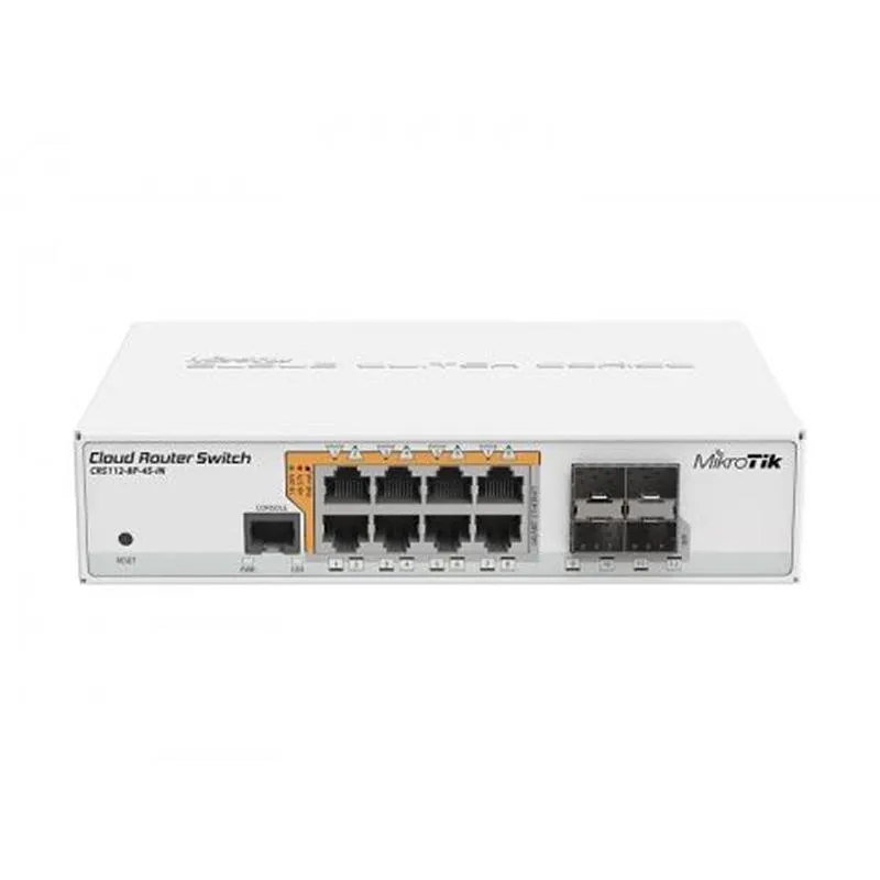 Комутатор MikroTik CRS112-8P-4S-IN - зображення 1