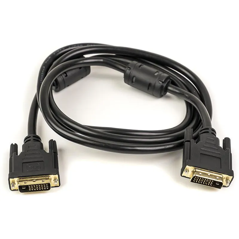 Кабель PowerPlant (CA910854) DVI-D 24M-24M, 1.5м, Double ferrites, Black - мініатюра 3