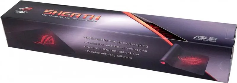 Ігрова поверхня Asus ROG Sheath XL Black/Red (90MP00K1-B0UA00) - мініатюра 4