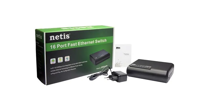 Комутатор Netis ST3116P - мініатюра 3