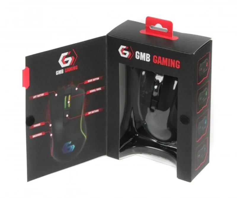 Миша Gembird MUSG-301 Black - мініатюра 4