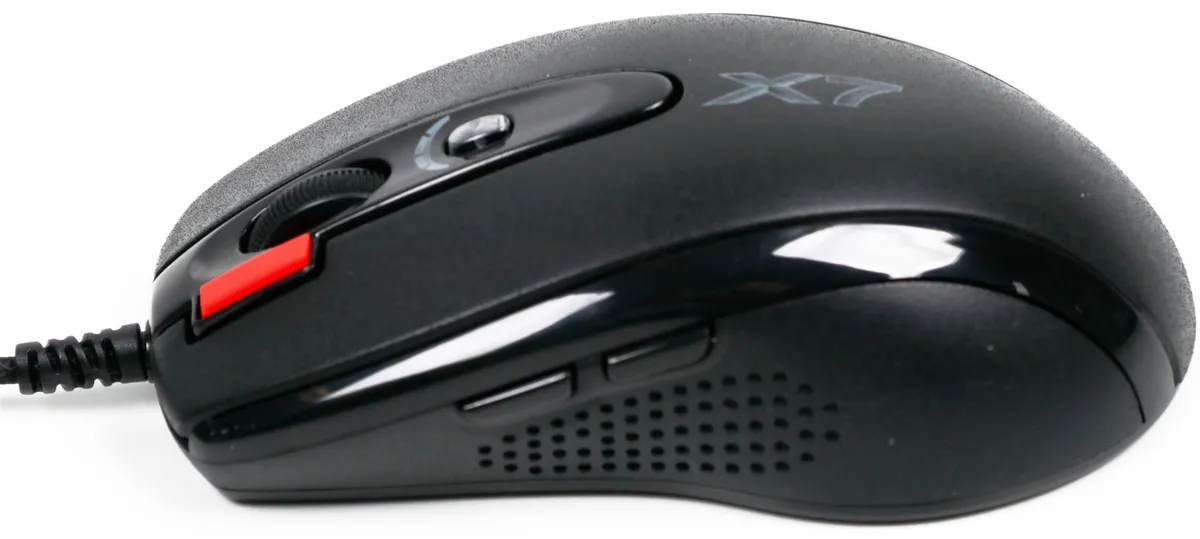 Миша A4Tech X-710BK Black USB + килимок A4Tech X7-200MP - мініатюра 3