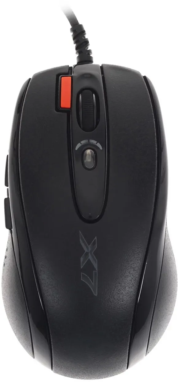 Миша A4Tech X-710BK Black USB + килимок A4Tech X7-200MP - мініатюра 4