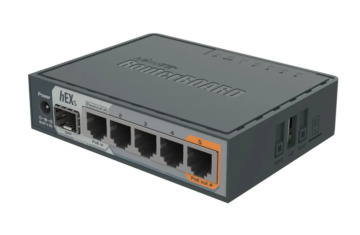 Маршрутизатор MikroTik RouterBOARD RB760iGS hEX S - зображення 1