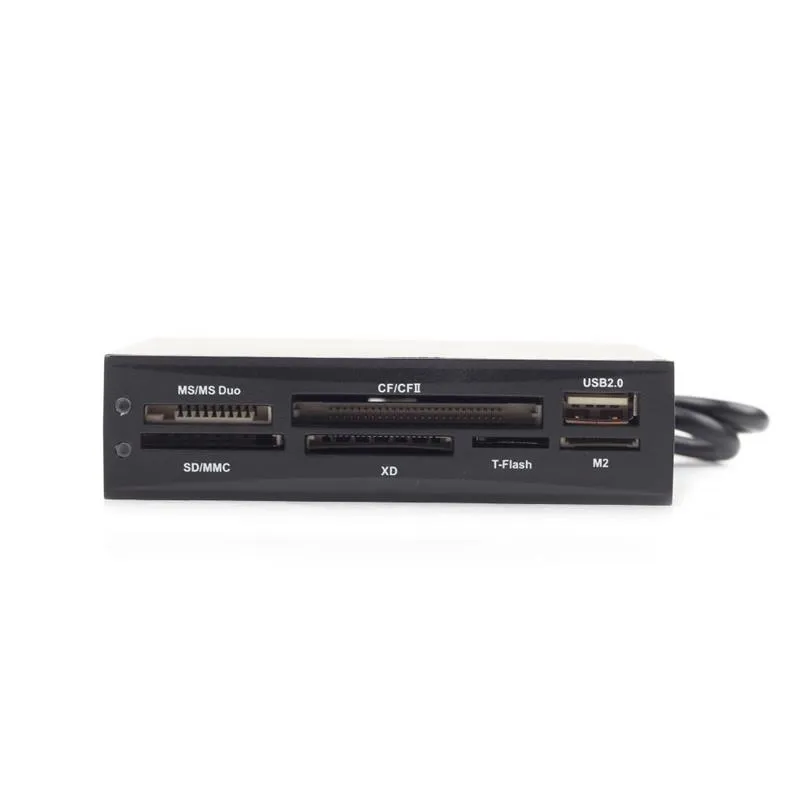 Картрідер Gembird 3.5" Black (FDI2-ALLIN1-02-B) - мініатюра 2