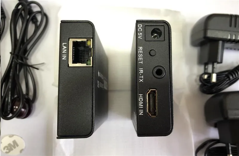 Подовжувач Atcom HDMI - RJ-45 (F/F), до 120 м, Black (14157) - мініатюра 2