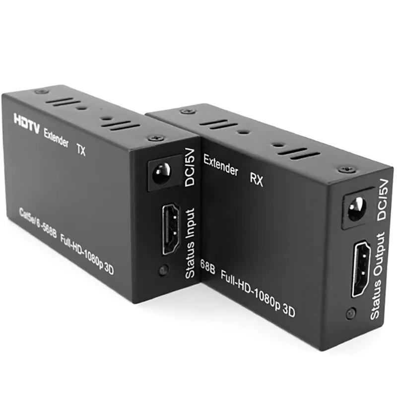 Подовжувач Atcom HDMI - RJ-45 (F/F), до 120 м, Black (14157) - мініатюра 5
