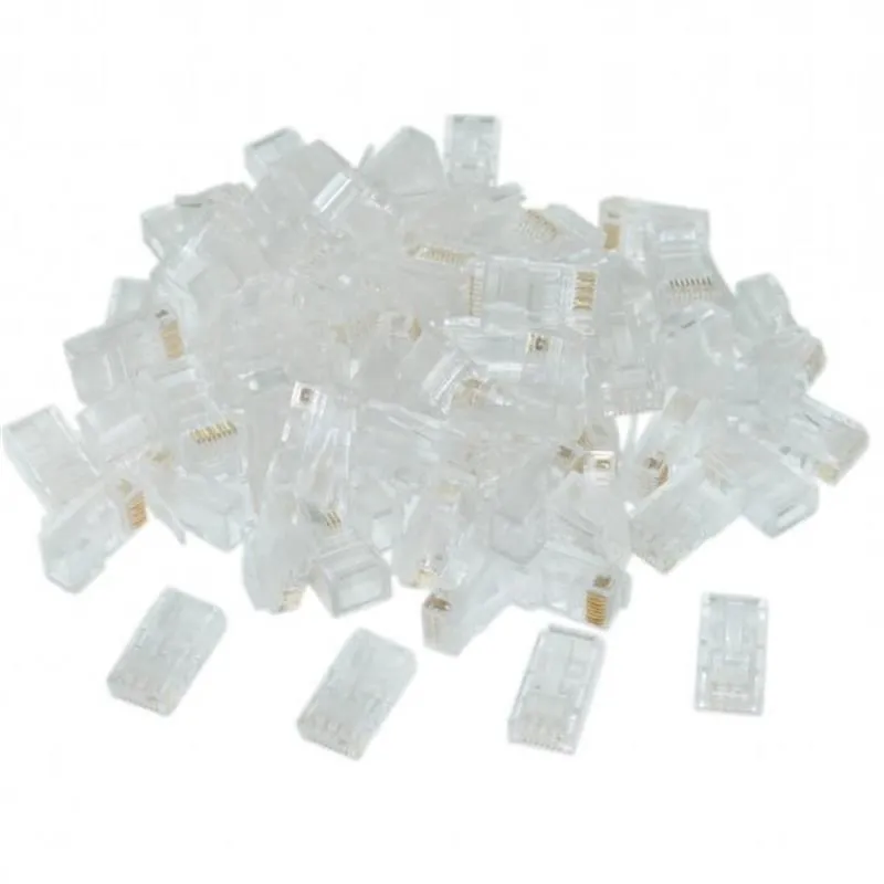 Конектор RJ 45 Cablexpert (LC-8P8C-002/100) 8P8C, із позолоченими контактами (100 шт/уп) - зображення 1