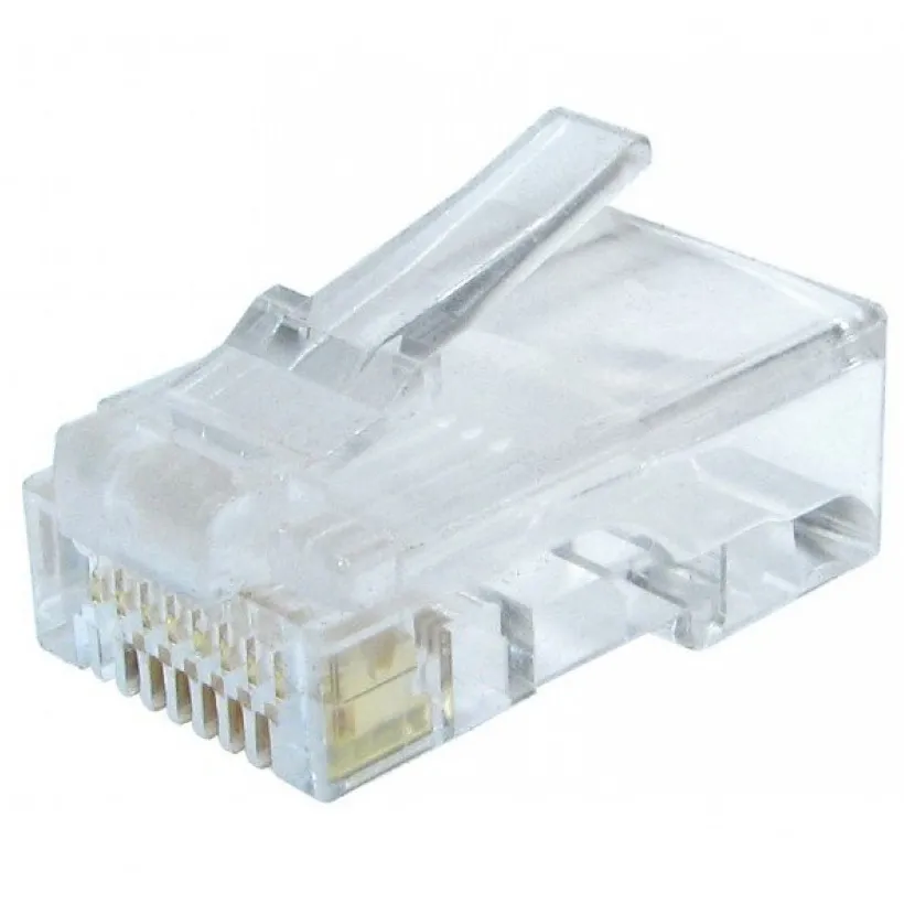 Конектор RJ 45 Cablexpert (LC-8P8C-002/100) 8P8C, із позолоченими контактами (100 шт/уп) - мініатюра 2