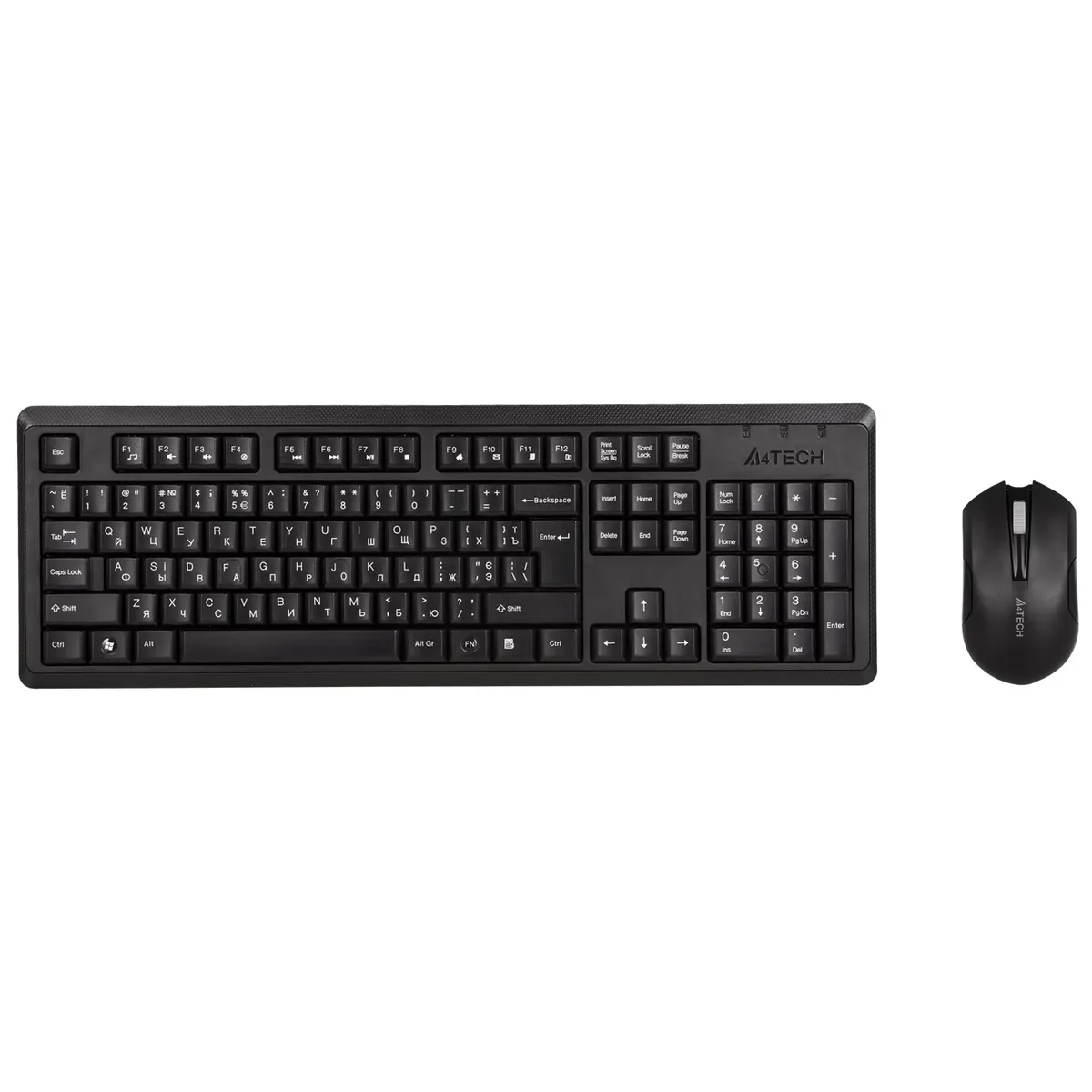 Комплект (клавіатура, миша) бездротовий A4Tech 4200N (GR-92+G3-200N) Black - зображення 1