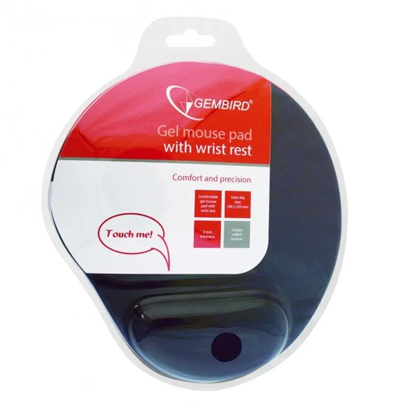 Килимок для миші Gembird MP-GEL-BK - мініатюра 3