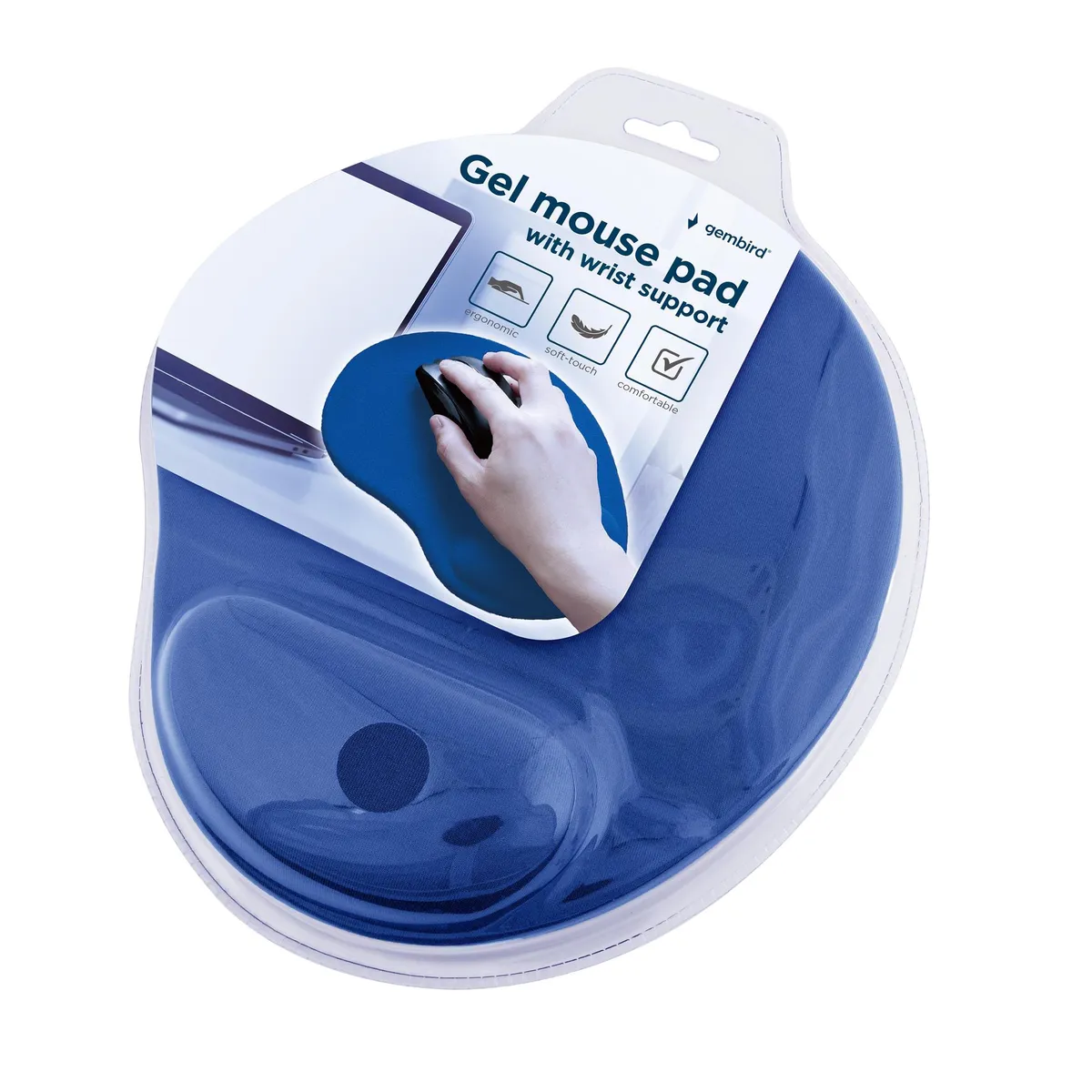 Килимок для миші Gembird MP-GEL-B - мініатюра 2