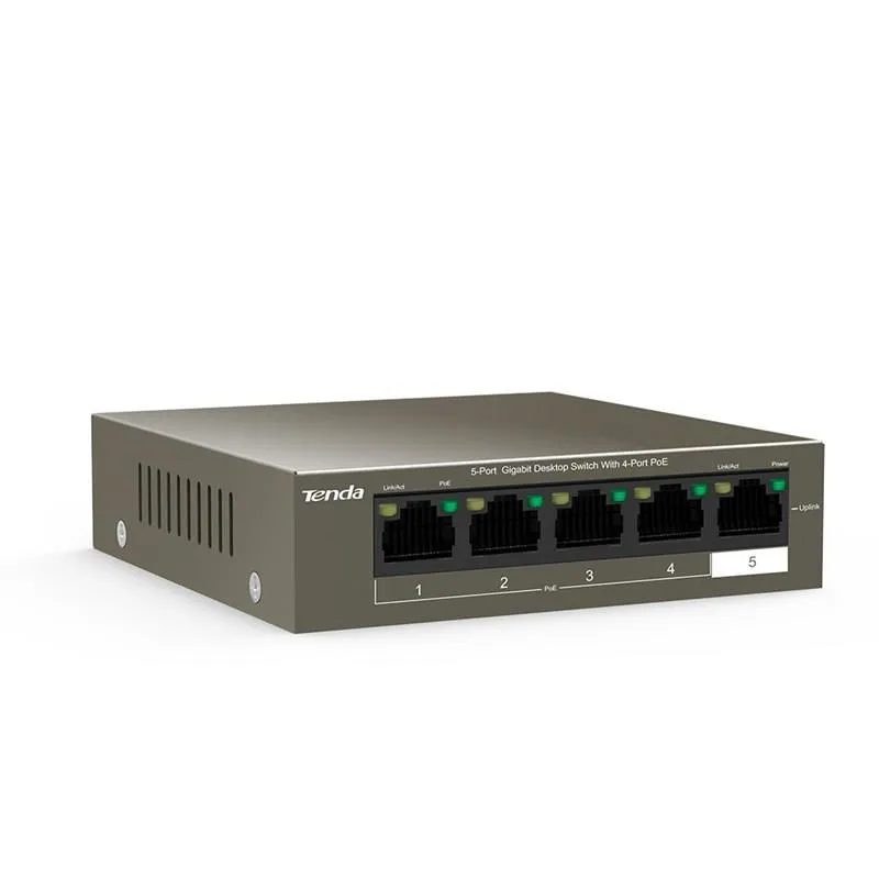 Комутатор Tenda TEG1105P-4-63W - мініатюра 3