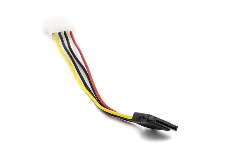 Кабель живлення PowerPlant (CA910953) Molex - SATA, 0.15 м - мініатюра 2