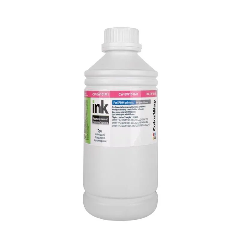 Чорнило ColorWay EPSON L100/L200 Magenta (ColorWay-EW101M1) 1л - зображення 1