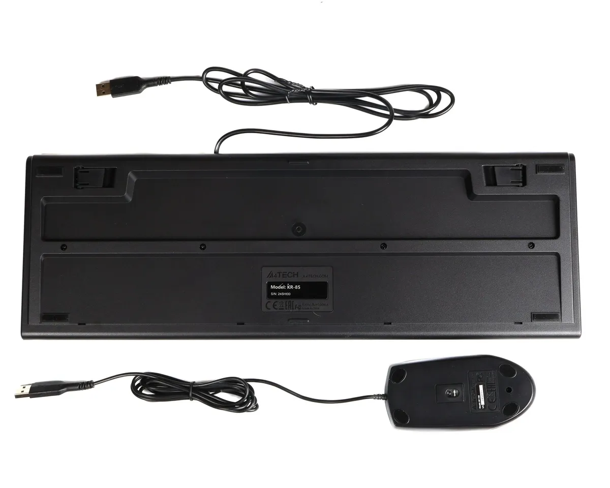 Комплект (клавіатура, миша) A4Tech KR-8572 Black - мініатюра 5