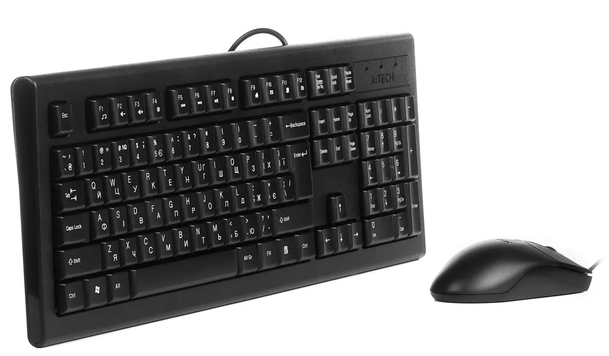 Комплект (клавіатура, миша) A4Tech KR-8572 Black - мініатюра 6