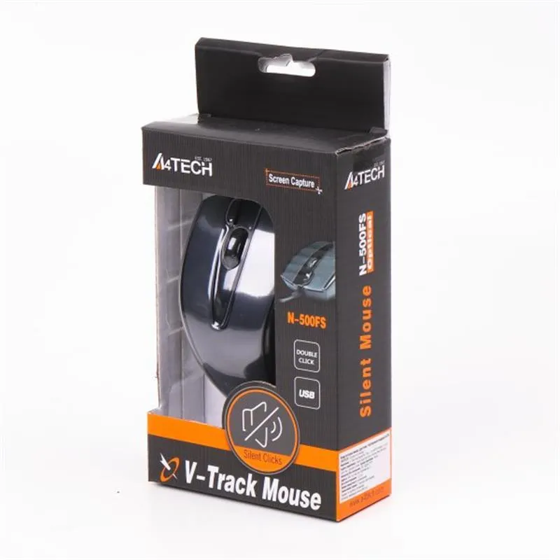 Миша A4Tech N-500FS Black - мініатюра 5