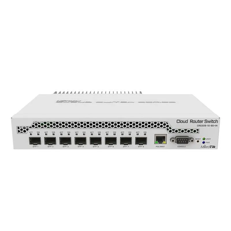 Комутатор MikroTik CRS309-1G-8S+IN - мініатюра 7