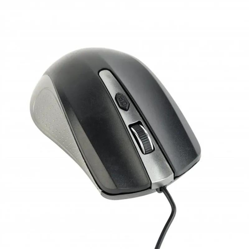 Миша Gembird MUS-4B-01-GB Black/Grey - зображення 1