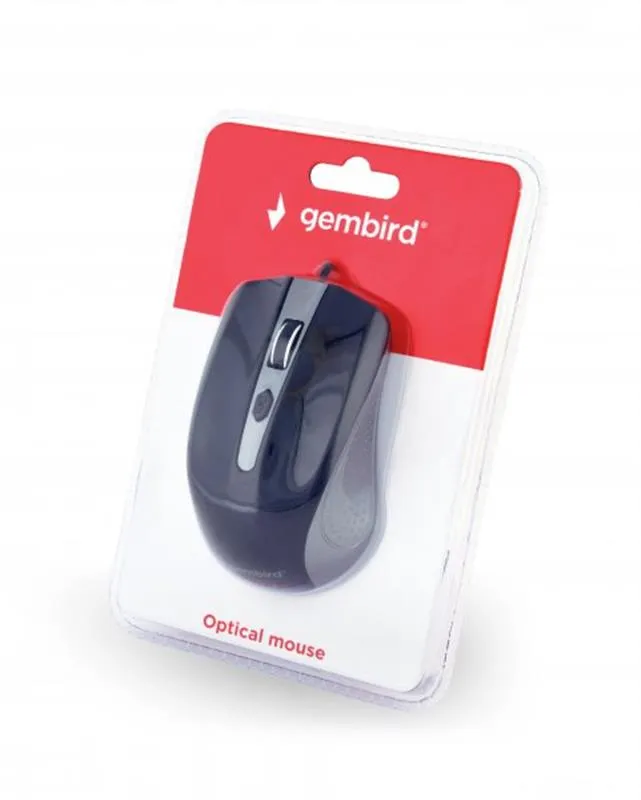 Миша Gembird MUS-4B-01-GB Black/Grey - мініатюра 2