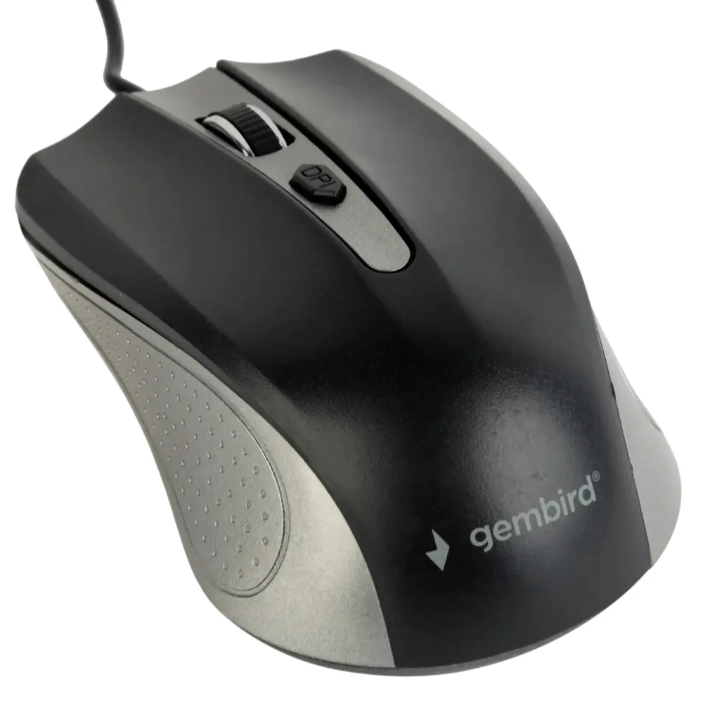 Миша Gembird MUS-4B-01-GB Black/Grey - мініатюра 3
