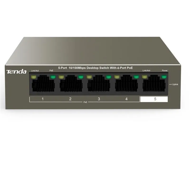 Комутатор Tenda TEF1105P-4-38W - мініатюра 4