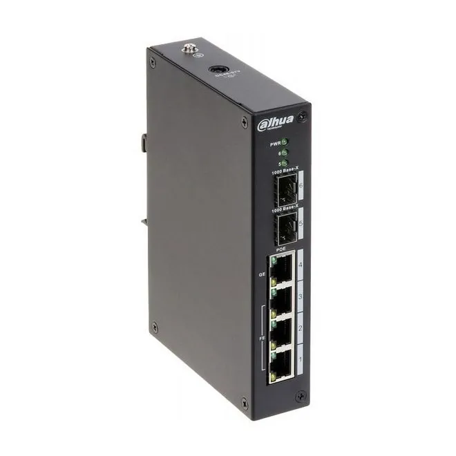 POE комутатор Dahua DH-PFS4206-4P-96 - мініатюра 2