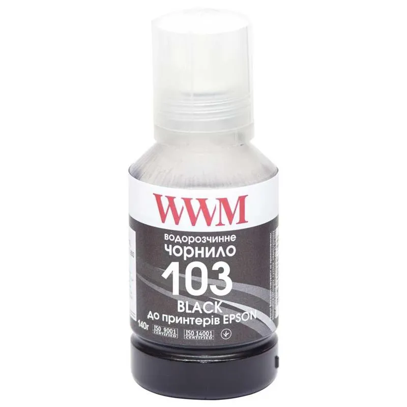 Чорнило WWM Epson L3100/3110/3150 (Black) (E103B) 140г - зображення 1