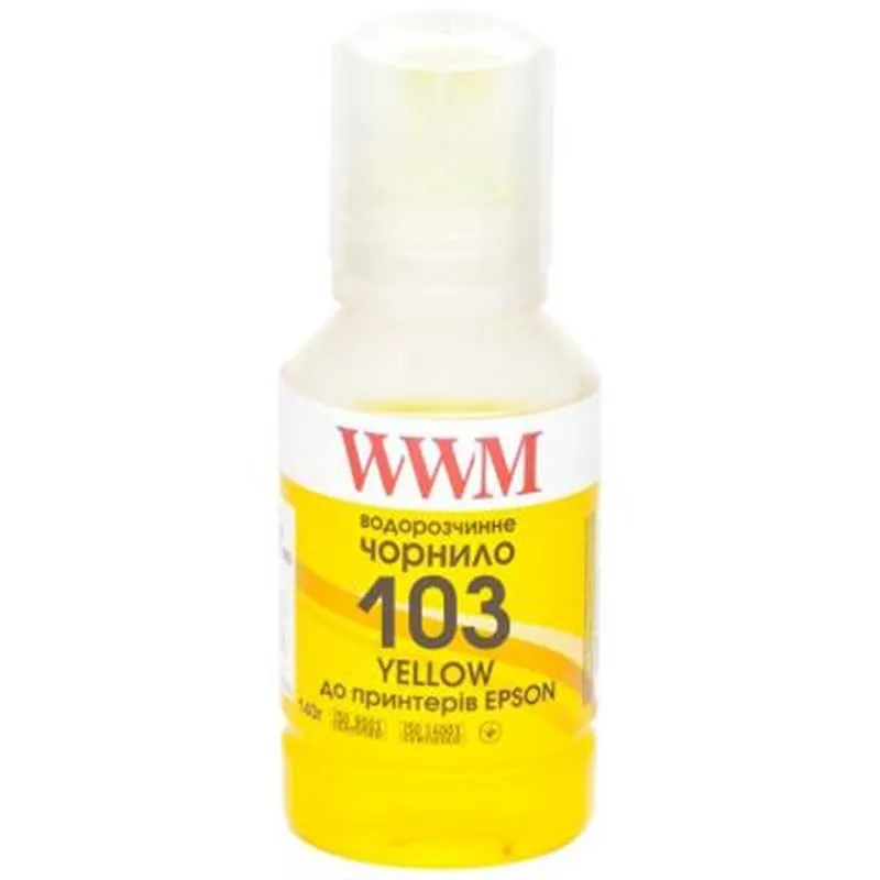 Чорнило WWM Epson L3100/3110/3150 (Yellow) (E103Y) 140г - зображення 1