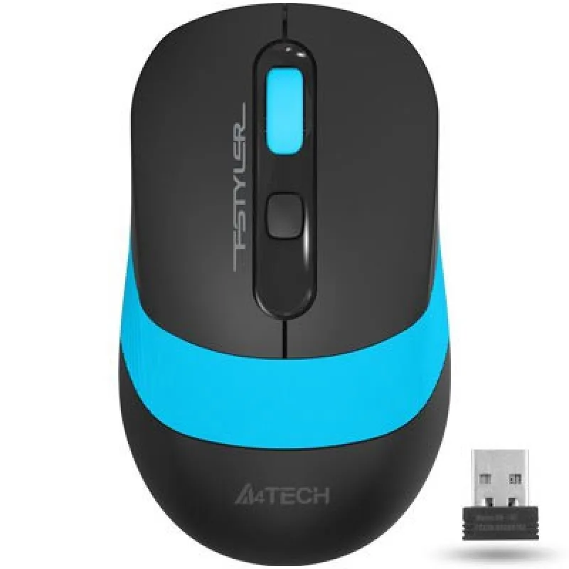 Миша бездротова A4Tech FG10 Black/Blue USB - мініатюра 5