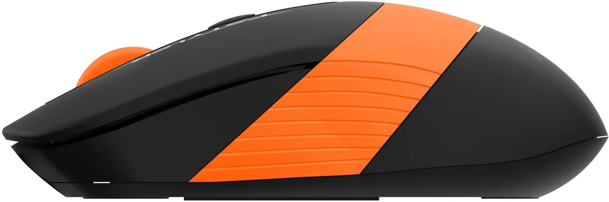 Миша бездротова A4Tech FG10 Black/Orange USB - мініатюра 3