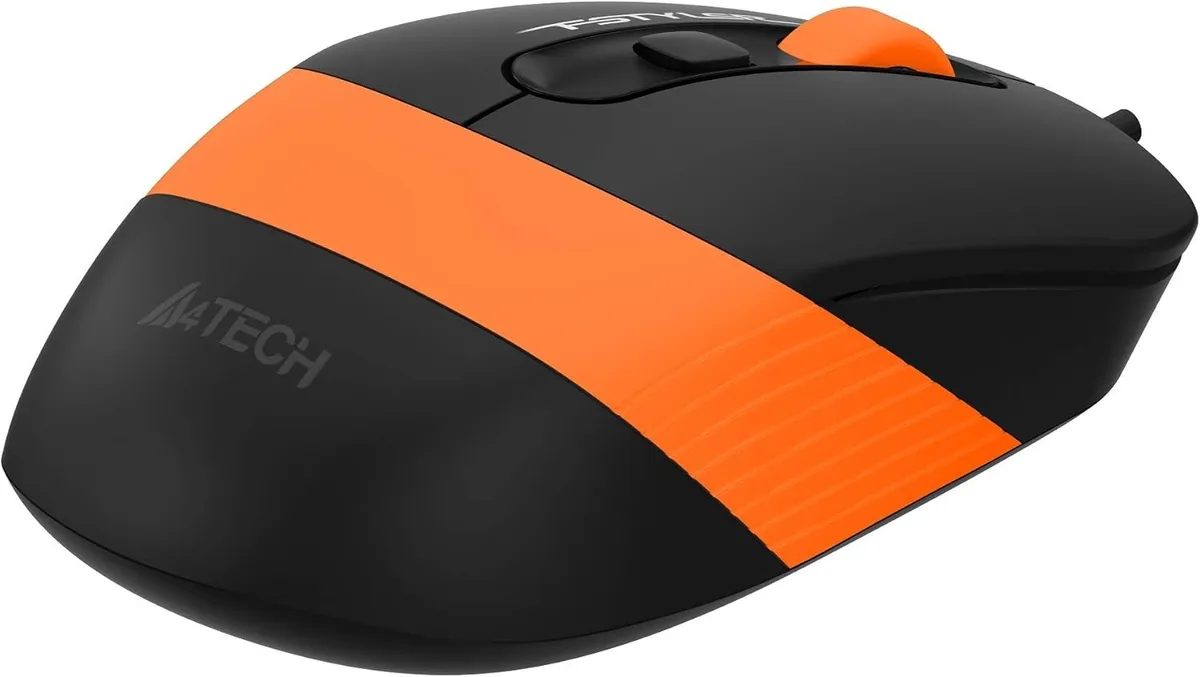 Миша A4Tech FM10 Black/Orange - зображення 1