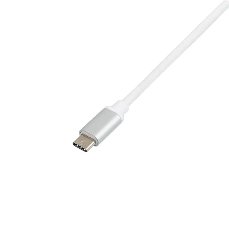 Кабель Atcom HDMI - USB Type-C (F/M), 0.1 м, White (13888) - мініатюра 3