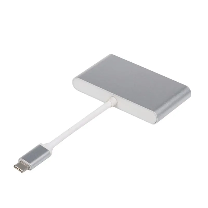 USB-хаб Atcom USB Type-C 4-в-1 (12808) - мініатюра 2