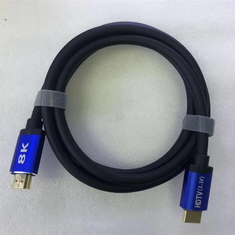 Кабель Atcom HDMI - HDMI V 2.1 (M/M), 2 м, Black/Blue (88888) - мініатюра 2
