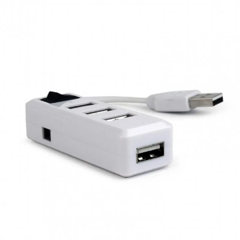 USB-хаб Gembird UHB-U2P4-21 4 ports White - зображення 1