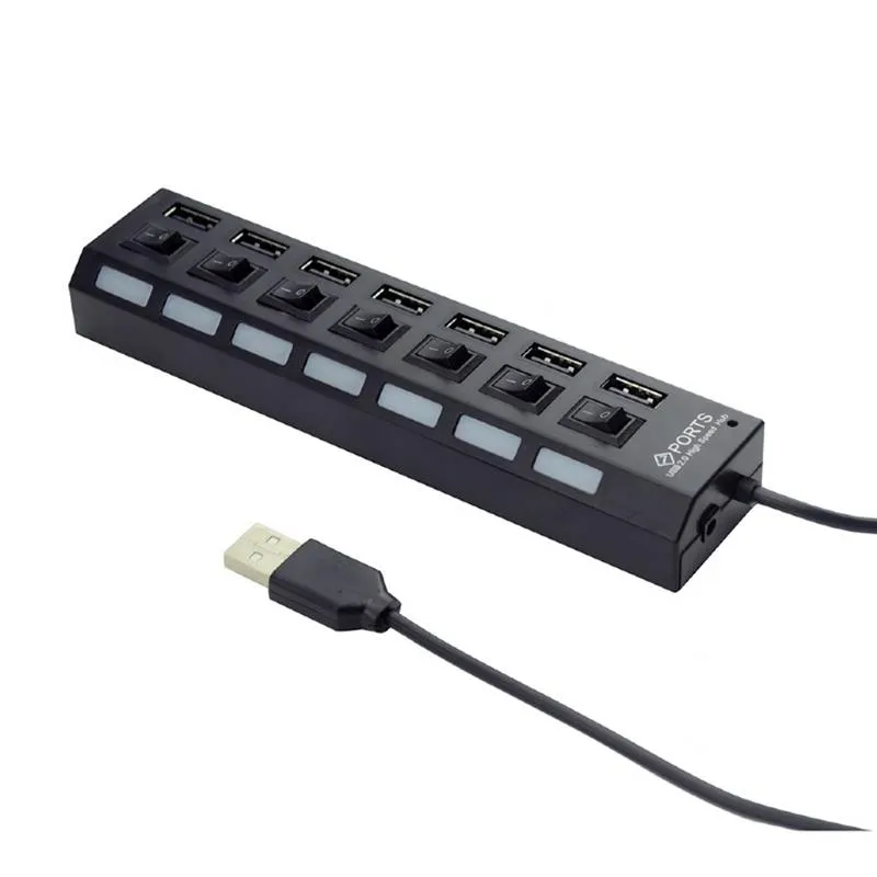 USB-хаб Gembird 7 ports (UHB-U2P7-03) - зображення 1