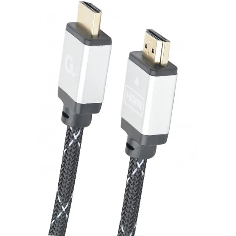 Кабель Cablexpert HDMI - HDMI V 2.0 (M/M), 2 м, чорний/сірий (CCB-HDMIL-2M) коробка - мініатюра 4