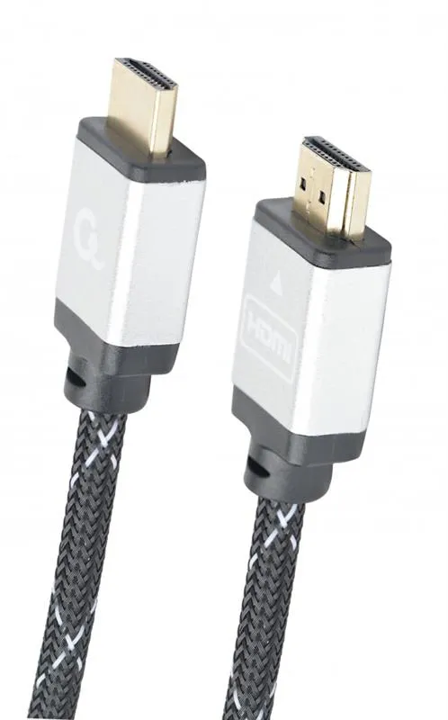 Кабель Cablexpert HDMI - HDMI V 1.4 (M/M), 5 м, чорний/сірий (CCB-HDMIL-5M) коробка - зображення 1